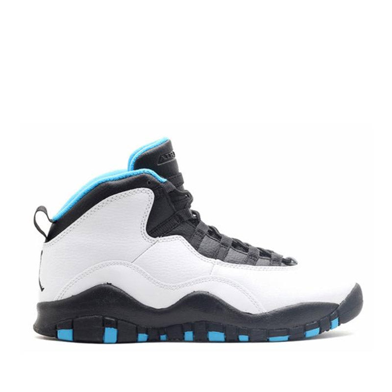 white red blue jordan 10