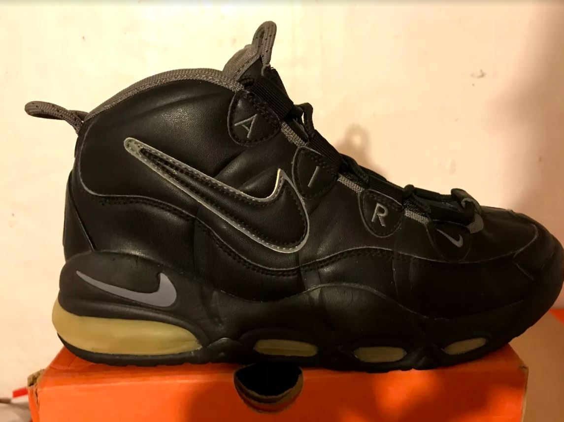 nike air max uptempo 95 black